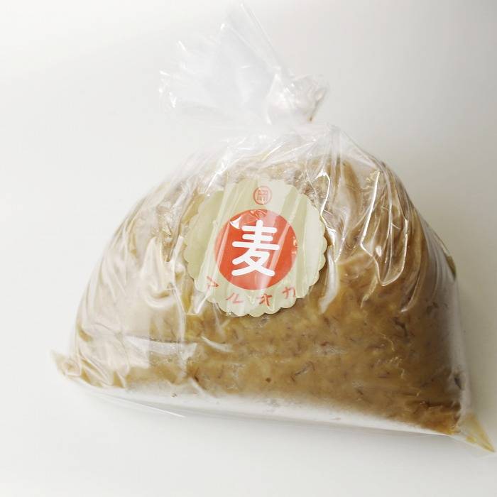 岡田味噌醤油・麦みそ1kg【冷蔵】